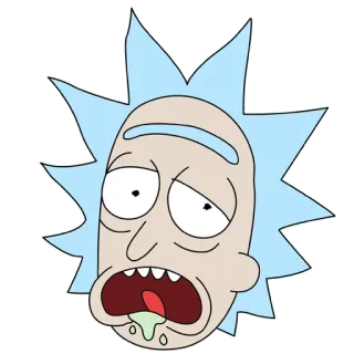 🍺 Rick Sanchez Rick and Morty rick y morty, rick sanchez, dibujos animados, adult swim, divertido, animado telegram sticker