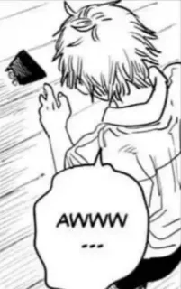 😥 AWWW sleeping, cute, anime, manga, aww telegram sticker