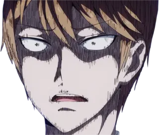 😨 アニメ, 怒り, ショック, ストレス, ミーム whatsapp sticker