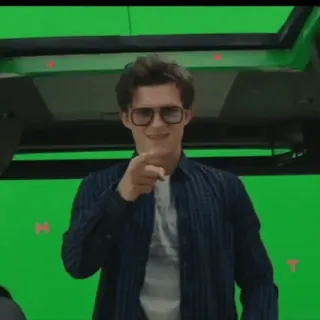 💗 Tom Holland tom holland, aktor, pria, orang, kacamata hitam, tersenyum telegram sticker
