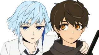 🧢 Tower of God Anime, Tower of God, Bam, Khun, animato, personaggio, amicizia telegram sticker