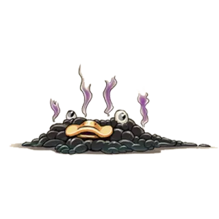 🌚 Monstro, Slime, Fofo, Desenho animado, Fantasia, Criatura whatsapp sticker