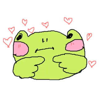 cursed frog Runta!! @userrunta whatsapp stickers
