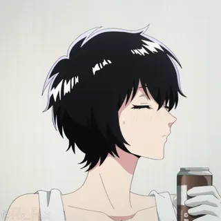 😋 动漫, 人物, 角色, 饮料, 罐, 插画 telegram sticker