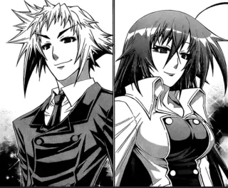 😎 Manga, Anime, Cartoon, Paar, Figuren, Kunstwerk telegram sticker