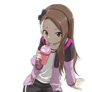 🥤 Anime, Gadis, Kartun, Minuman, Lucu, Karakter, Remaja telegram sticker