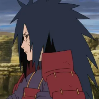 ⚖ Madara Uchiha Naruto anime, manga, ninja, warrior, uchiha, villain telegram sticker