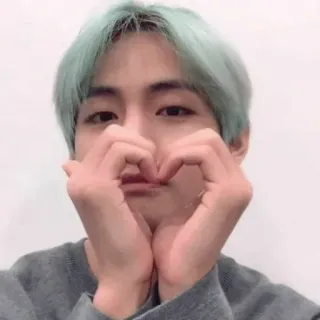 💜 kpop, coração, idol, v, taehyung, fofo, cantor, artista whatsapp sticker
