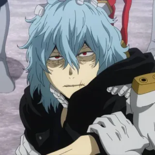😐 Tomura Shigaraki My Hero Academia アニメ, ヴィラン, 死柄木, 弔, 僕のヒーローアカデミア telegram sticker
