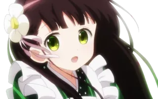 😃 Аниме, Девушка, Мило telegram sticker