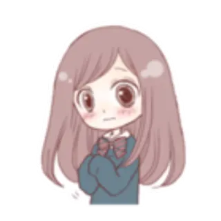 ✨ anime, ragazza, carina, cartone animato, personaggio, kawaii telegram sticker