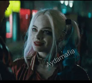 🙂 Harley Quinn Suicide Squad Aydamafia Harley Quinn, Suicide Squad, Margot Robbie, DC Comics, movie, villain telegram sticker