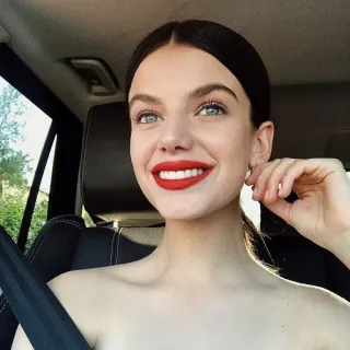 ❤️ woman, portrait, makeup, beauty, face, model whatsapp sticker