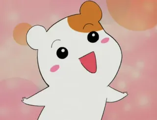 😃 Hamtaro chomik, anime, słodki, kreskówka, hamtaro telegram sticker