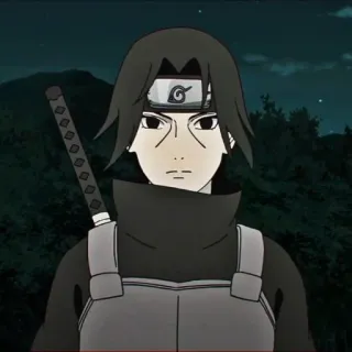 🗡️ Itachi Naruto Аниме, Ниндзя, Воин, Манга, Итачи, Наруто, Катана telegram sticker