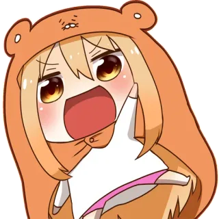 ✋ anime girl, chibi, cute, expression, cartoon, sticker, animated telegram sticker