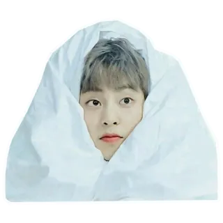 ☁️ persona, manta, retrato, k-pop, lindo whatsapp sticker