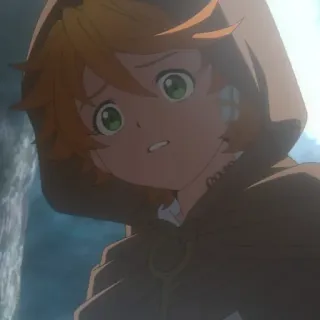 😟 Emma The Promised Neverland Anime, Karakter, The Promised Neverland, Emma, Manga, Ilustrasi whatsapp sticker