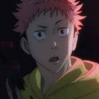 🍂 Yuji Itadori Jujutsu Kaisen Anime, Charakter, Jujutsu Kaisen, Yuji Itadori whatsapp sticker