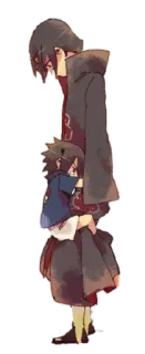 ❤ Itachi Uchiha Naruto аниме, манга, братья, учиха, грустно, фанарт telegram sticker