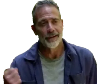 🤜 Negan The Walking Dead programa de tv, zumbi, personagem, the walking dead, negan telegram sticker