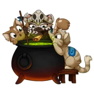 Castle Cats telegram stickers