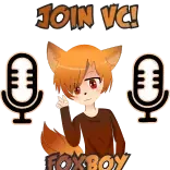 🤙 JOIN VC! renard, renard-garçon, animé, rejoindre chat vocal, chat vocal, avatar telegram sticker