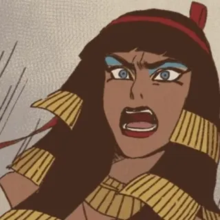 🤬 antique, égyptien, égypte, femme, historique telegram sticker