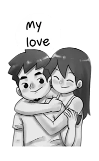 🤗 my love amore, coppia, romanticismo, affetto, relazione telegram sticker