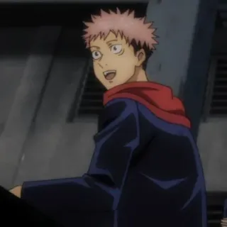 🍸 Yuji Itadori Jujutsu Kaisen อนิเมะ, มังงะ, มหาเวทย์ผนึกมาร, ยูจิ อิตาโดริ whatsapp sticker