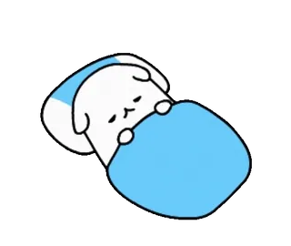 😴 White Cat telegram sticker