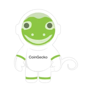 🌝 CoinGecko cripto, moeda, gecko, finanças, moeda whatsapp sticker