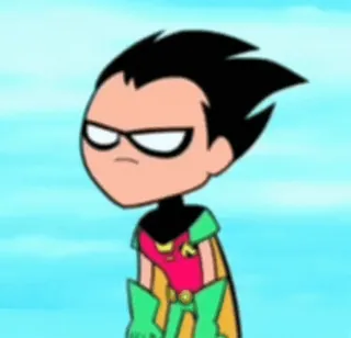 🔥 Robin Teen Titans Cartoon, Superheld, Comic, Robin, Teen Titans telegram sticker