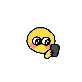 🥺 Émoji, Téléphone, Mignon, Kawaii, Numérique, Sticker telegram sticker