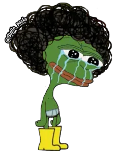 😭 Pepe la Rana, Meme, piangendo, triste, Meme di internet telegram sticker