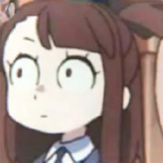 🧊 Atsuko Kagari Little Witch Academia Anime, Desenho animado, Fofo, Garota, Bruxa telegram sticker
