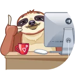 Slothy | @Premium_Emojis_Telegram telegram emojis ☝️