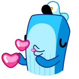 Captain Whale telegram stickers