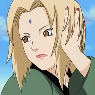 🥋 Tsunade Naruto anime, ninja, medical, hokage, woman telegram sticker
