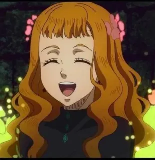 👑 Mimosa Vermillion Black Clover Anime, Black Clover, Manga, Personaje femenino telegram sticker
