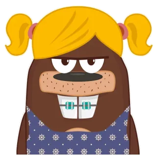 Beaver telegram stickers