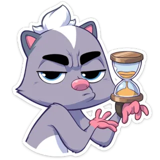 Скунс Стёпа :: @stickroom telegram stickers
