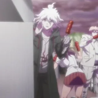 🍡 Nagito Komaeda Danganronpa anime, danganronpa, nagito komaeda telegram sticker