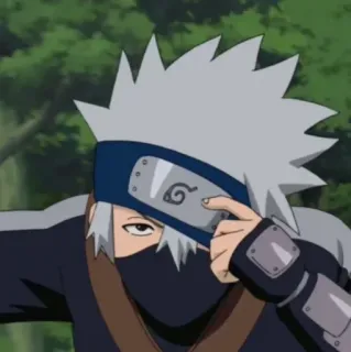 🥷 Kakashi Hatake Naruto Kakashi, Naruto, anime, manga, ninja, character telegram sticker
