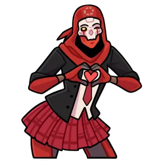 ❤️ Revenant Apex Legends apex legends, revenant, jeu vidéo, personnage, cœur, amour, écolière telegram sticker