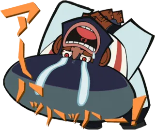 😭 crying, anime, emotional, sad, cartoon telegram sticker