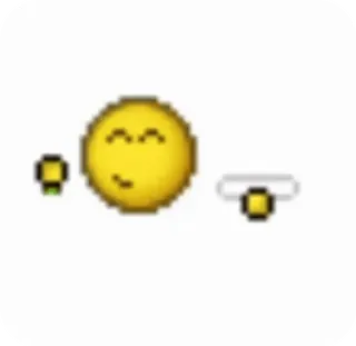 🌟 Смайлик, Эмодзи, Желтый, Лицо telegram sticker
