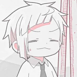🍥 Anime, Desenho animado, Chibi, Fofo, Mangá, Ilustração telegram sticker