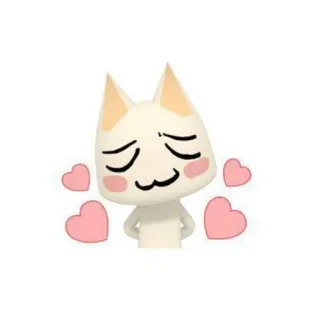 🎀 고양이, 사랑, 귀여운, 하트, 이모티콘, 카와이 telegram sticker