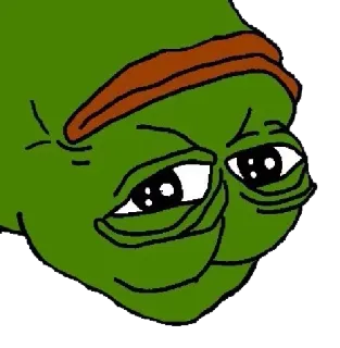 ☺️ Pepe the Frog Mème, Internet, Grenouille, Pepe, Personnage telegram sticker